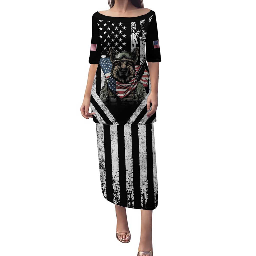 USA National K9 Veterans Day Puletasi Honoring Our Furring Heroes