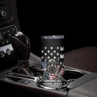 USA National K9 Veterans Day Skinny Tumbler Honoring Our Furring Heroes