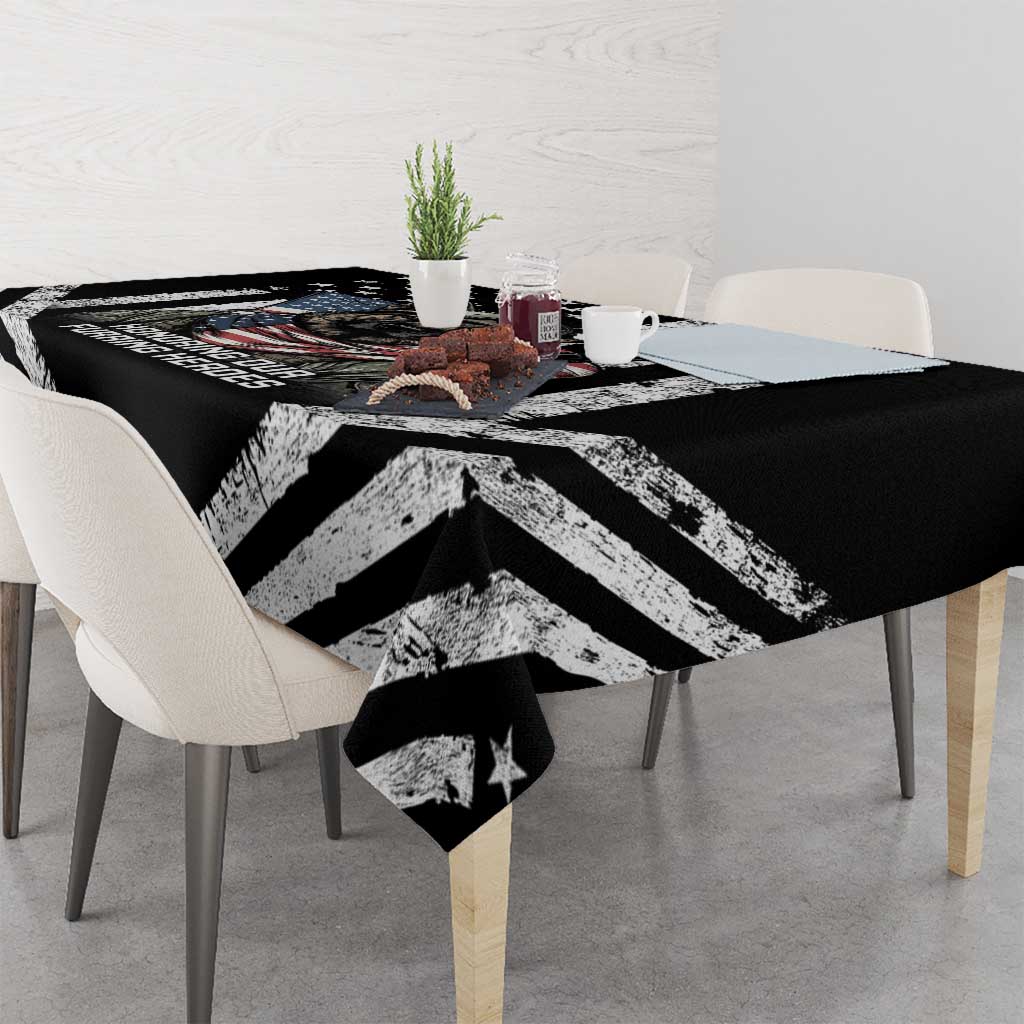 USA National K9 Veterans Day Tablecloth Honoring Our Furring Heroes