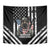 USA National K9 Veterans Day Tapestry Honoring Our Furring Heroes