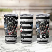 USA National K9 Veterans Day Tumbler Cup Honoring Our Furring Heroes