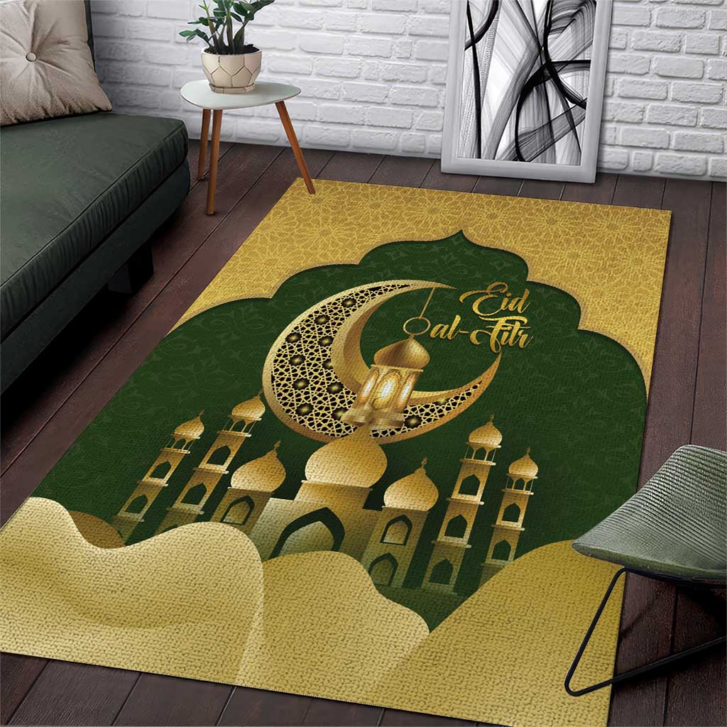 Eid al-Fitr Area Rug Khair Mubarak Islamic Pattern