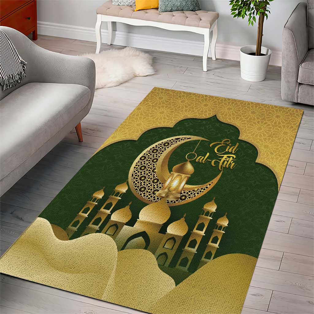 Eid al-Fitr Area Rug Khair Mubarak Islamic Pattern