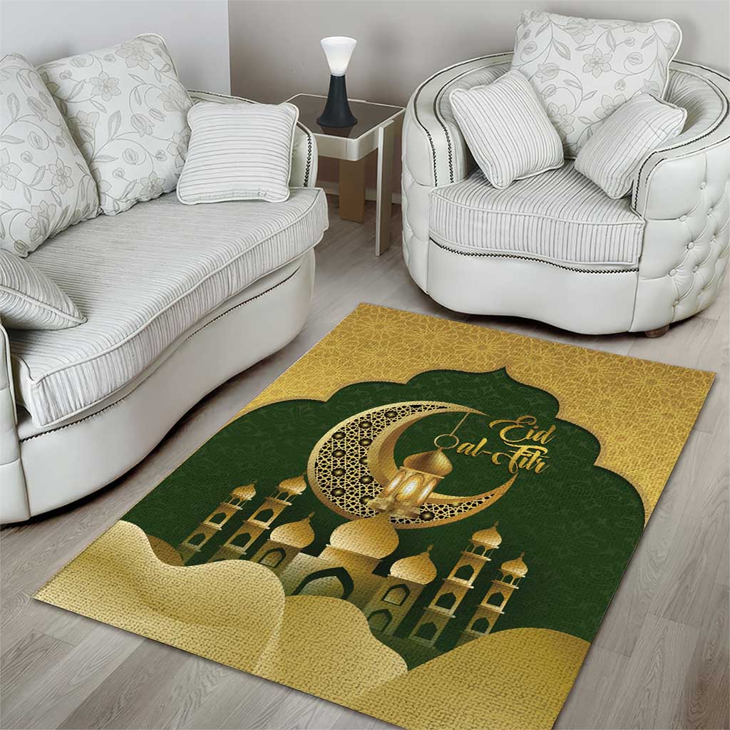 Eid al-Fitr Area Rug Khair Mubarak Islamic Pattern