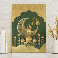 Eid al-Fitr Canvas Wall Art Khair Mubarak Islamic Pattern