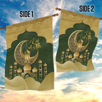 Eid al-Fitr Garden Flag Khair Mubarak Islamic Pattern