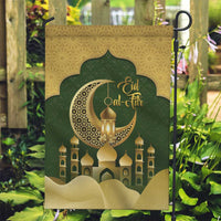 Eid al-Fitr Garden Flag Khair Mubarak Islamic Pattern