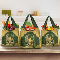 Eid al-Fitr Grocery Bag Khair Mubarak Islamic Pattern