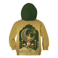 Eid al-Fitr Kid Hoodie Khair Mubarak Islamic Pattern