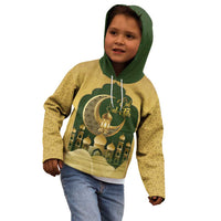 Eid al-Fitr Kid Hoodie Khair Mubarak Islamic Pattern