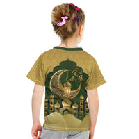 Eid al-Fitr Kid T Shirt Khair Mubarak Islamic Pattern
