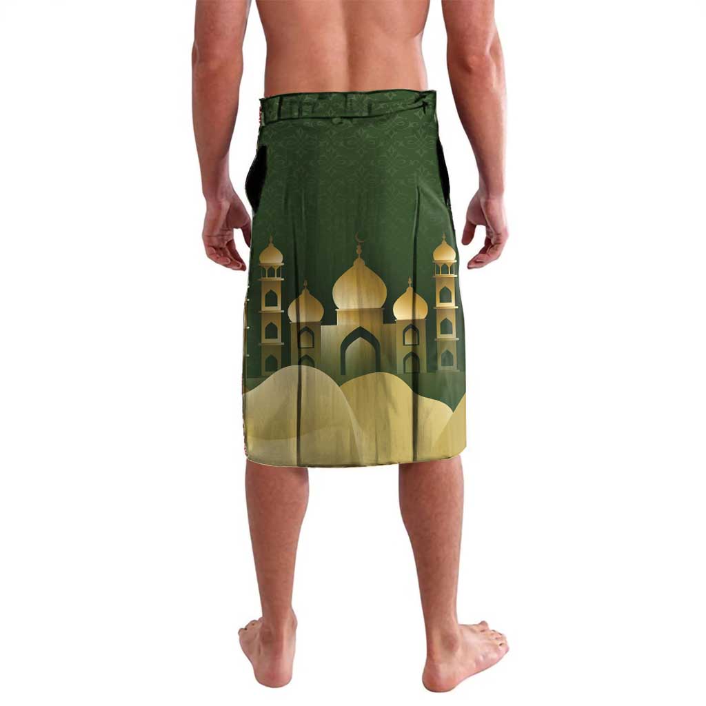 Eid al-Fitr Lavalava Khair Mubarak Islamic Pattern