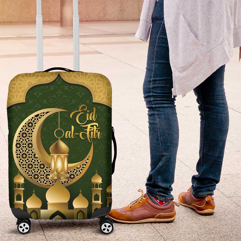 Eid al-Fitr Luggage Cover Khair Mubarak Islamic Pattern