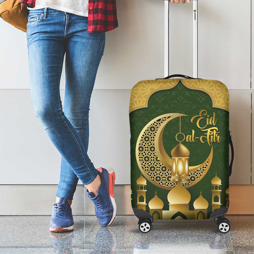 Eid al-Fitr Luggage Cover Khair Mubarak Islamic Pattern