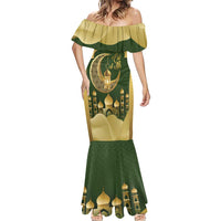 Eid al-Fitr Mermaid Dress Khair Mubarak Islamic Pattern