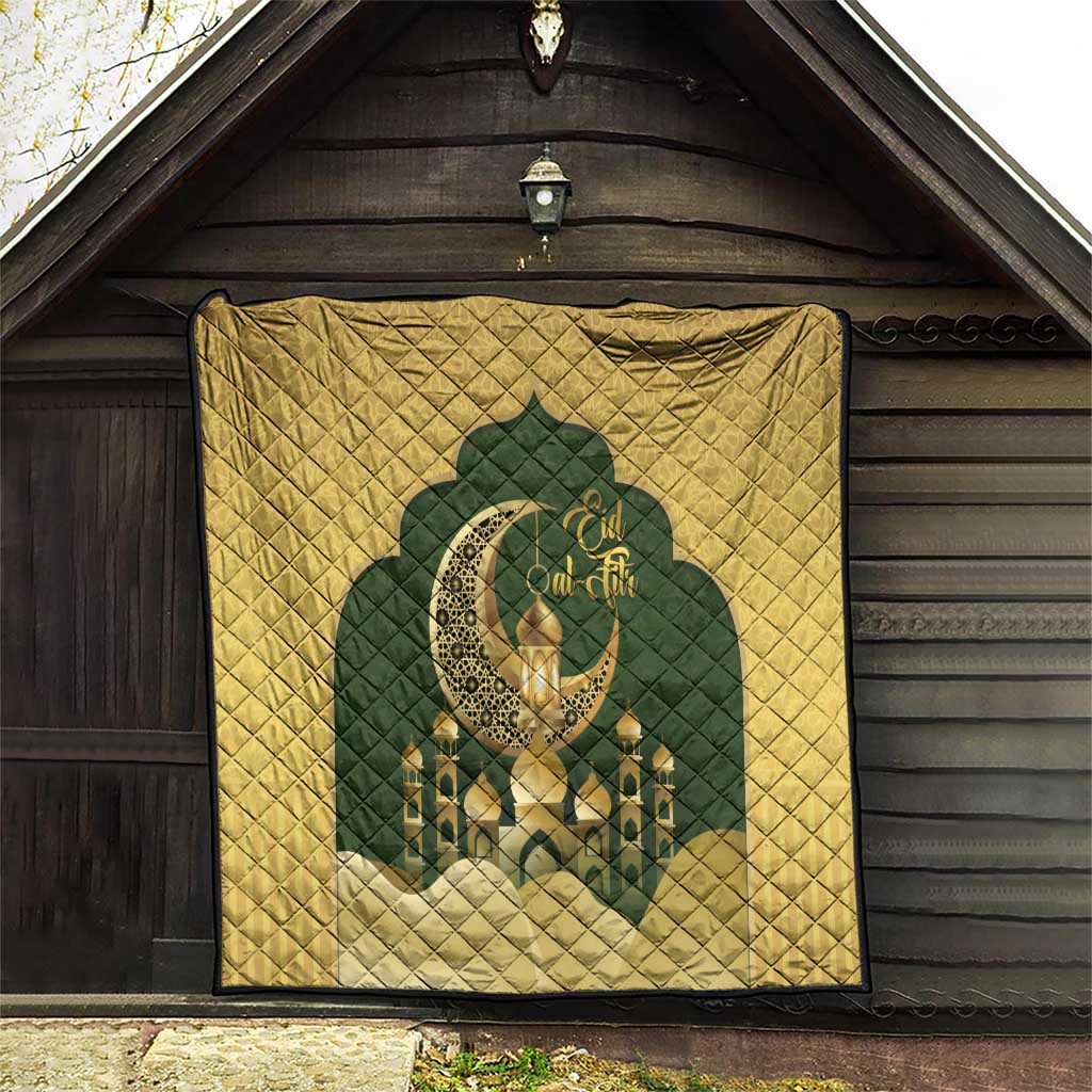 Eid al-Fitr Quilt Khair Mubarak Islamic Pattern