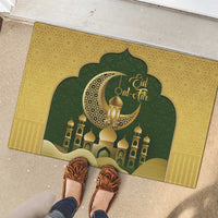 Eid al-Fitr Rubber Doormat Khair Mubarak Islamic Pattern