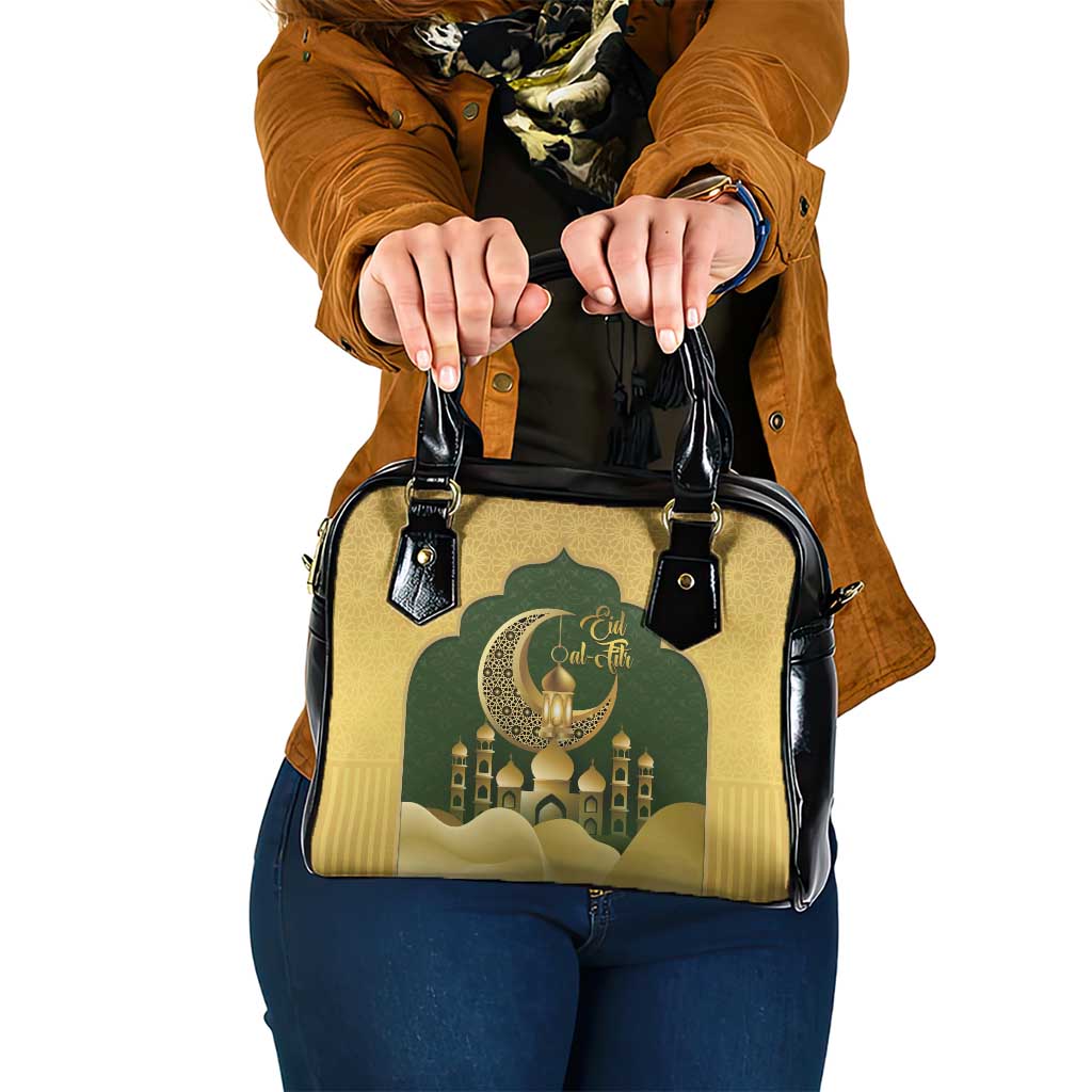 Eid al-Fitr Shoulder Handbag Khair Mubarak Islamic Pattern