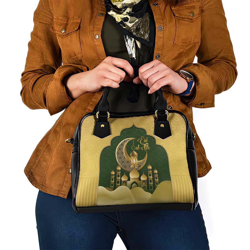 Eid al-Fitr Shoulder Handbag Khair Mubarak Islamic Pattern