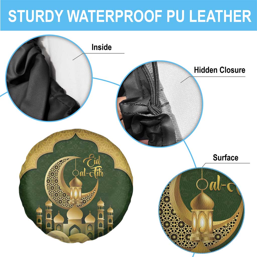 Eid al-Fitr Spare Tire Cover Khair Mubarak Islamic Pattern
