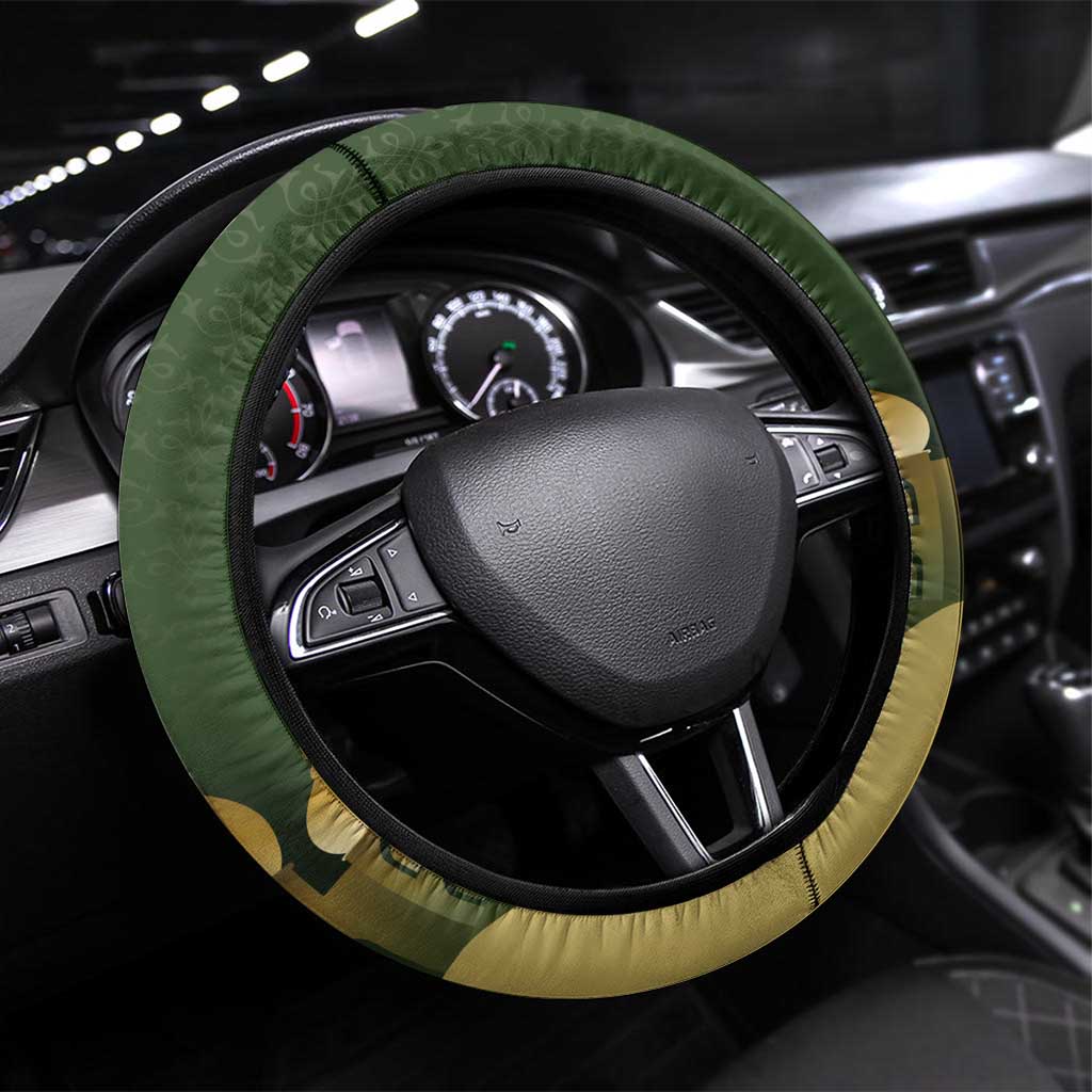 Eid al-Fitr Steering Wheel Cover Khair Mubarak Islamic Pattern