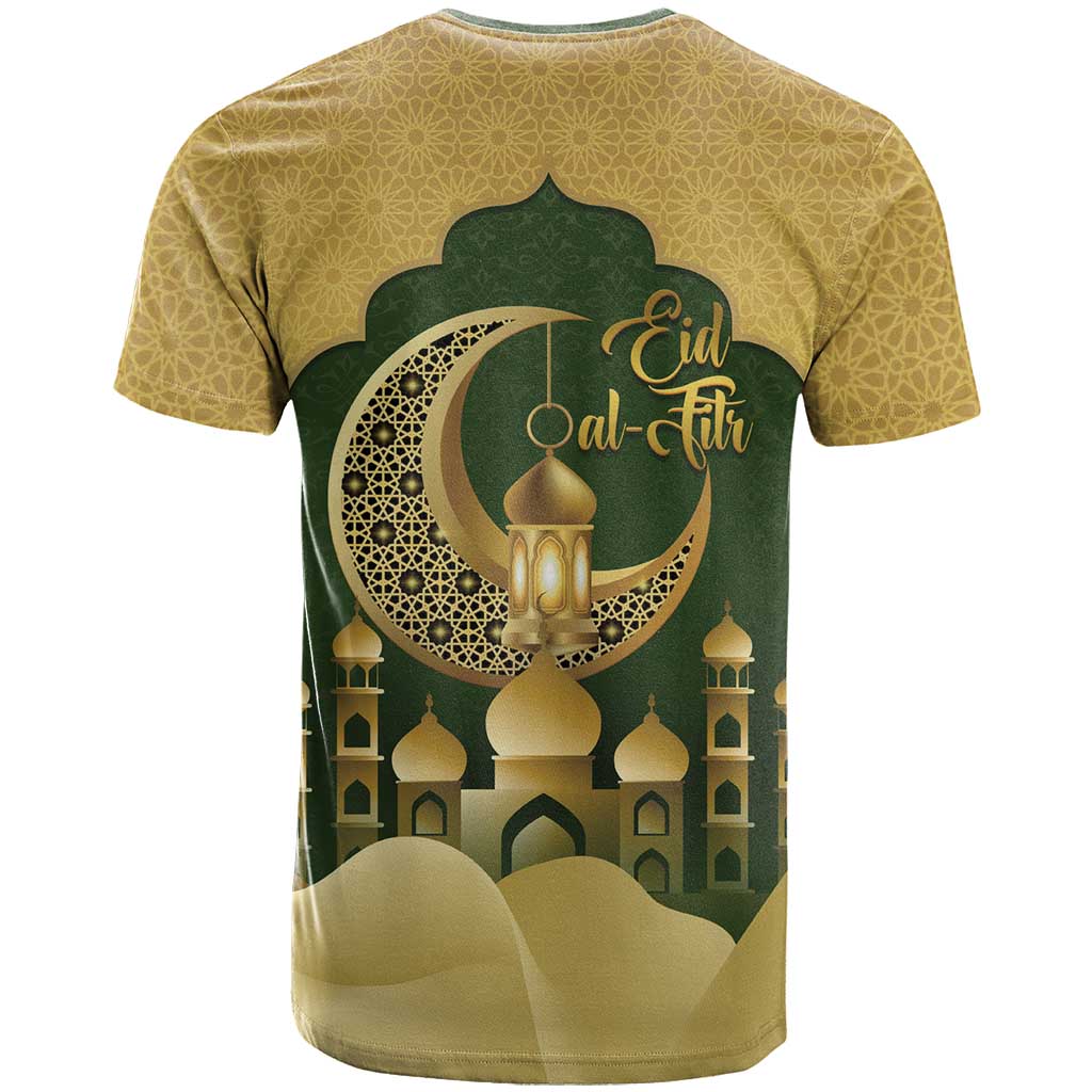 Eid al-Fitr T Shirt Khair Mubarak Islamic Pattern
