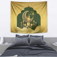 Eid al-Fitr Tapestry Khair Mubarak Islamic Pattern