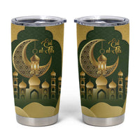 Eid al-Fitr Tumbler Cup Khair Mubarak Islamic Pattern