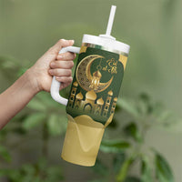 Eid al-Fitr Tumbler With Handle Khair Mubarak Islamic Pattern