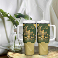 Eid al-Fitr Tumbler With Handle Khair Mubarak Islamic Pattern
