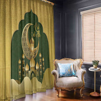 Eid al-Fitr Window Curtain Khair Mubarak Islamic Pattern