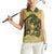 Eid al-Fitr Women Sleeveless Polo Shirt Khair Mubarak Islamic Pattern