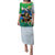 Personalised Sierra Leone Independence Day Puletasi Funny Chimpanzee With Drum