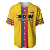 Custom Colombia Football Baseball Jersey Vamos Los Cafeteros
