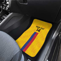 Custom Colombia Football Car Mats Vamos Los Cafeteros