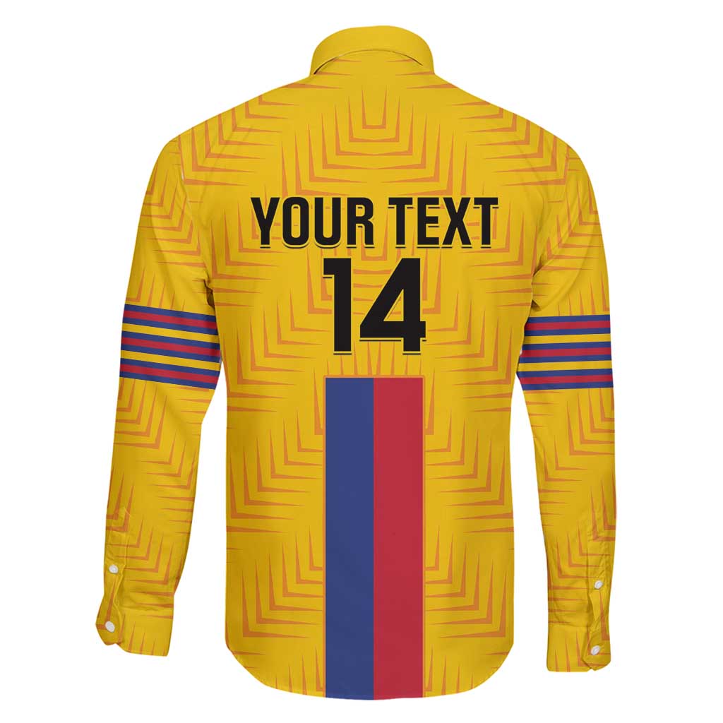 Custom Colombia Football Family Matching Puletasi and Hawaiian Shirt Vamos Los Cafeteros