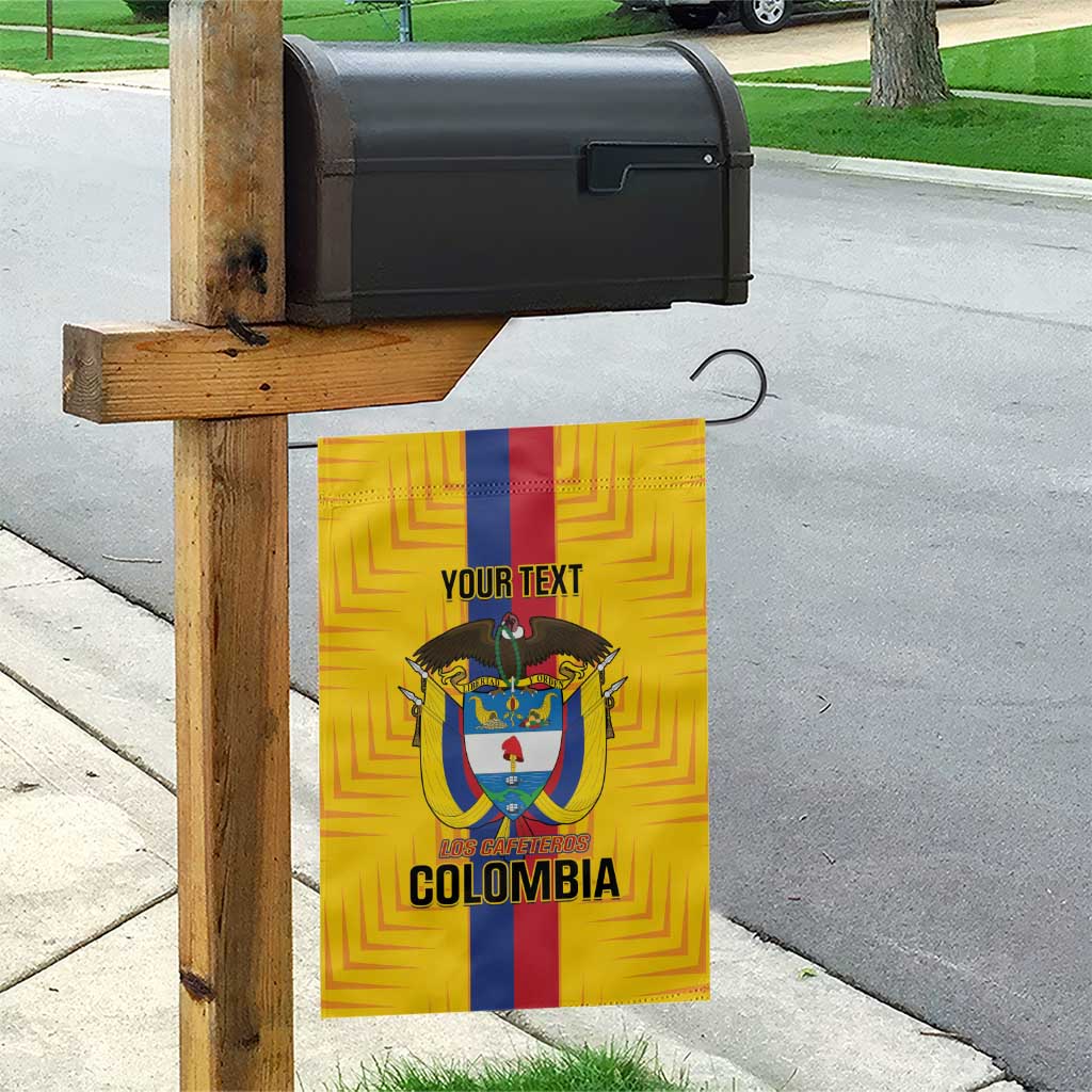 Custom Colombia Football Garden Flag Vamos Los Cafeteros