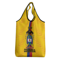 Custom Colombia Football Grocery Bag Vamos Los Cafeteros