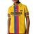 Custom Colombia Football Kid Polo Shirt Vamos Los Cafeteros