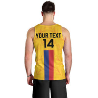 Custom Colombia Football Men Tank Top Vamos Los Cafeteros