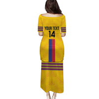 Custom Colombia Football Puletasi Vamos Los Cafeteros