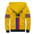 Custom Colombia Football Sherpa Hoodie Vamos Los Cafeteros