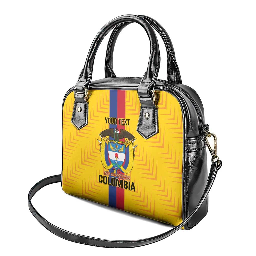 Custom Colombia Football Shoulder Handbag Vamos Los Cafeteros
