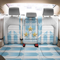 Custom Argentina Football Back Car Seat Cover Vamos La Albiceleste