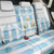 Custom Argentina Football Back Car Seat Cover Vamos La Albiceleste