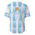 Custom Argentina Football Baseball Jersey Vamos La Albiceleste