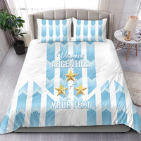 Custom Argentina Football Bedding Set Vamos La Albiceleste