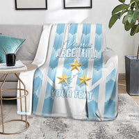 Custom Argentina Football Blanket Vamos La Albiceleste