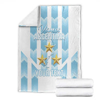 Custom Argentina Football Blanket Vamos La Albiceleste