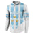 Custom Argentina Football Button Sweatshirt Vamos La Albiceleste